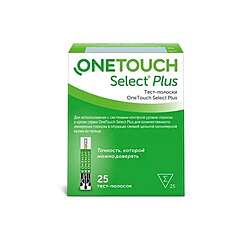 Тест-полоски ONE TOUCH Select Plus №25