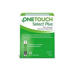 Тест-полоски ONE TOUCH Select Plus №25